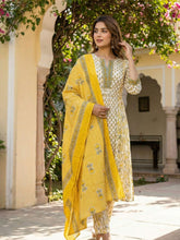 Jaipuri Pure Cotton Anarkali Suit (3-Piece)