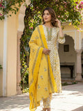 Jaipuri Pure Cotton Anarkali Suit (3-Piece)