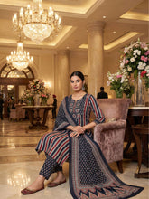 Jaipuri Pure Cotton Suit Set with Hand Work & Mulmul Dupatta (3-Piece)