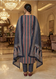 Jaipuri Pure Cotton Suit Set with Hand Work & Mulmul Dupatta (3-Piece)