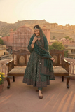 Jaipuri Pure Cotton Anarkali Suit Set