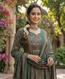 Jaipuri Pure Cotton Anarkali Suit Set