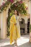 Jaipuri Pure Cotton Anarkali Suit (3-Piece)