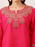 Party Wear Handwork Pink Cord-Set for Women | Trending Cord- Set