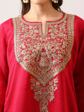 Party Wear Handwork Dark Pink Cord-Set for Women | Trending Cord- Set