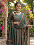 Jaipuri Pure Cotton Anarkali Suit Set
