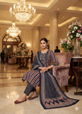 Jaipuri Pure Cotton Suit Set with Hand Work & Mulmul Dupatta (3-Piece)